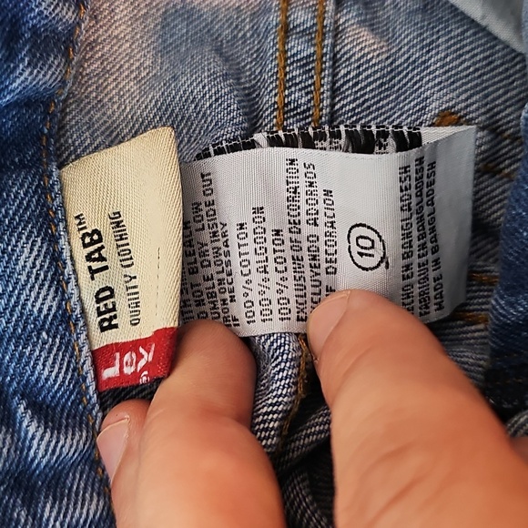 Levi's Red Tag Women's 26x25 Straight LegBlue Jeans - Picture 6 of 8